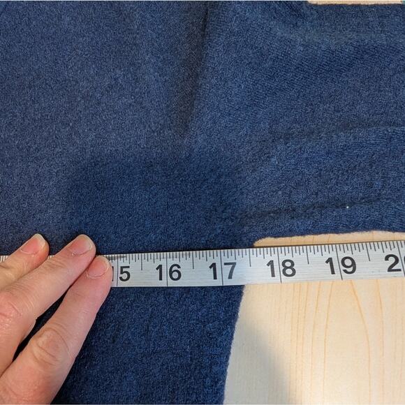 Toad&Co Navy Boiled Wood Lightweight Sweater Coat Size Small - Picture 8 of 9